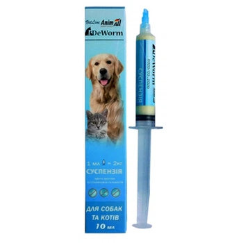 Антигельминтный препарат AnimAll VetLine DeWorm для кошек и собак