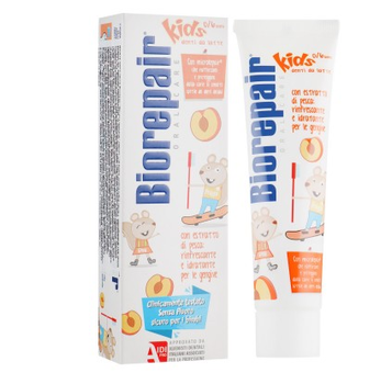 Зубная паста "Веселый мышонок" персик Biorepair Kids Milk Teeth 50мл (03025C)
