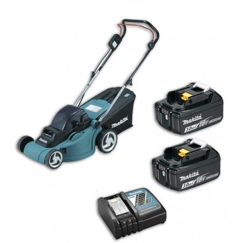 Аккумуляторная газонокосилка Makita DLM380Z + АКБ и зарядное устройство DLXMUA380 (DLXMUA380)