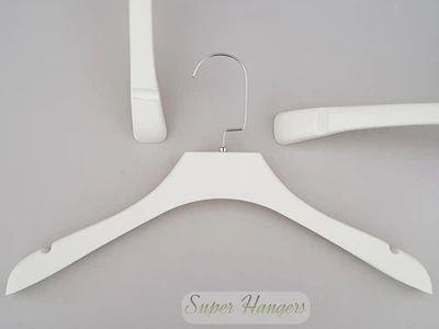 Плечики вешалки Hanger TZ006539 39 см белого цвета пластмассовые под дерево