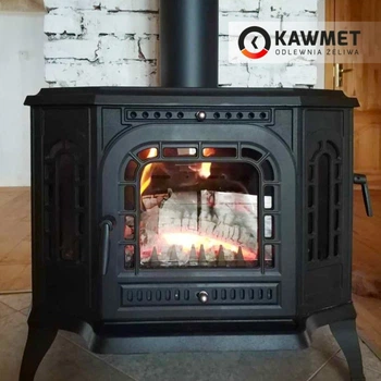 Чавунна піч KAWMET P7 (10.5 kW) PB EKO дверки з правої сторони