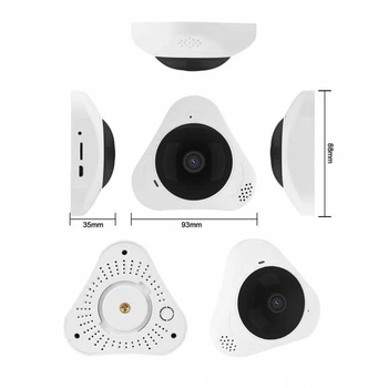 Современная Камера видеонаблюдения IP с запись Yoosee WIFI VR 360 P2-A-S