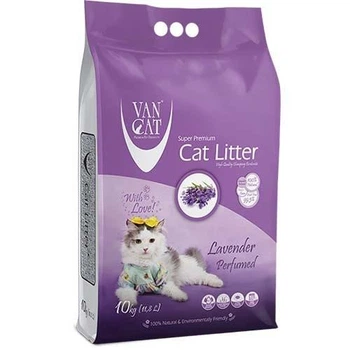 VanCat Lavender бентонітовий наповнювач для туалету, 10 кг