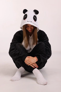 Пижама Кигуруми Слип Для Мальчиков Kigurumi Панда Грустная 110-120 см. (2011/2)