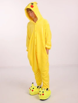 Мужские кигуруми взрослая и подростковая Kigurumi Пикачу Покемон XL 175-185 см. (1015/1)