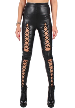 Легінси жіночі Krutyakov LACING 2 XL чорний 2084615
