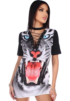 Плаття жіноче Krutyakov TIGER LACING XS чорний 1866115