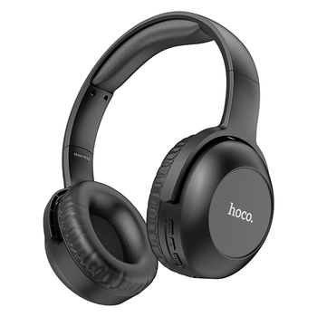 Бездротові Bluetooth-навушники HOCO Art sount BT headset W33 |BT5.0, AUX, Type-C, 15H| Black (W33B)