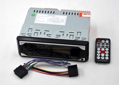 Автомобильная автомагнитола + пульт Caraudio MP3-3884 бездисковая с сенсорным дисплеем 1DIN (10348)