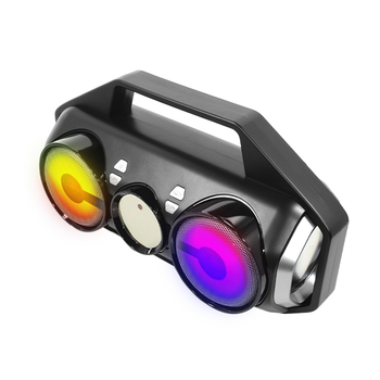 Беспроводная колонка портативная Lesko YZS-M11 Grey Bluetooth 4.2 TF/USB/AUX/FM мощность 16 Вт