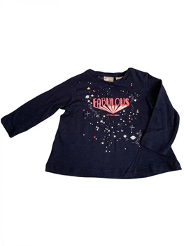 Туника Zara 6/9 мес 74 см Синяя