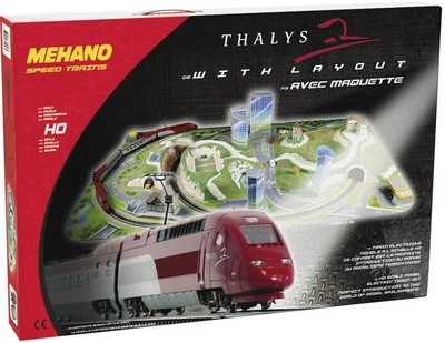 Железная дорога MEHANO THALYS с рельефом 82 x 57 x 30 см (T365)