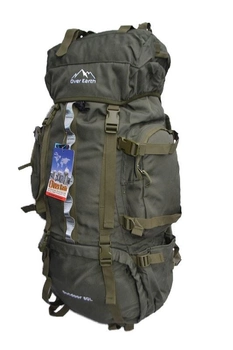 Тактический каркасный походный рюкзак Over Earth модель 615 на 80 литров Olive
