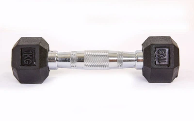 Гантель цельная шестигранная гексагональная SP-Planeta SC-8013-1 1кг 1шт