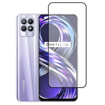 Захисне скло LUX для Realme 8 / Realme 8 Pro Full Сover чорний 0,3 мм в упаковці