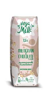 Напій мультизлаковый шоколадний 2,5% Vega Milk 250мл