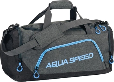 Сумка спортивная Aquaspeed DUFFEL BAG 6733 55x26x30 cм Серо-синяя (5908217667335)