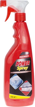 Засіб для видалення вапняного нальоту, бруду та мильних плям Reinex Power Spray 750 мл (4068400001986)