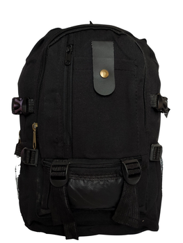 Рюкзак мужской тактический облегченный 41х27х15 см. Чёрный (7464)