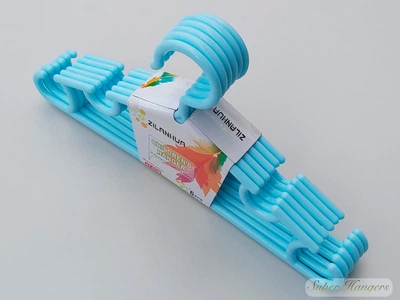 Набор 6 шт детские плечики вешалки Hanger ZRG27 27 см голубого цвета