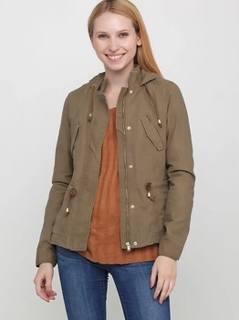 Парка осенняя женская H&M 0342337_03 34 Хаки (KAY2000000503707)
