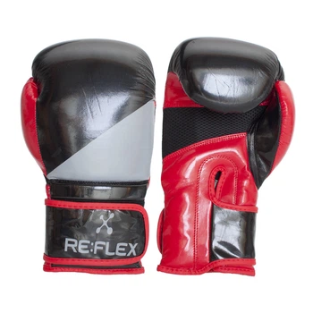 Боксерские перчатки RE:FLEX BXG-1600 PU 8 унций Черно-красные (00044837)