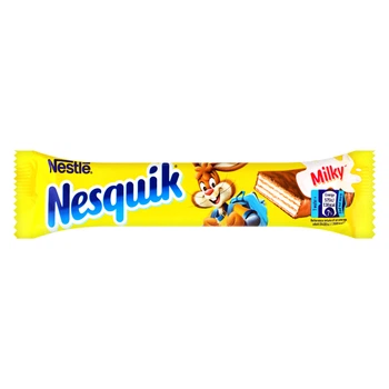 Вафлі Nesquik у молочному шоколаді 26 г (4823000915831)