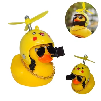 Качка у шоломі на кермо Red Broken Duck шолом Пікачу (VS7004890)