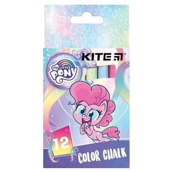 Мел цветной Kite My Little Pony 6 цветов 12 штук LP21-075, 47382