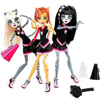 Ляльки Монстер Хай Набір Мяулодія, Торалей і Пурсєфона Ексклюзивний Monster High Ghoul Spirit Meowlody, Toralei & Purrsephone Y7297