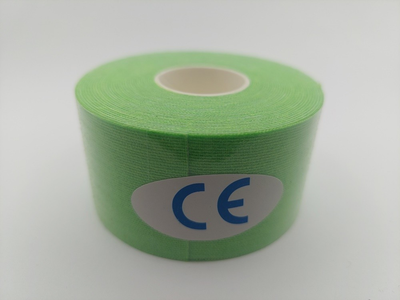Кинезио тейп Kinesiology tape 3,8 см х 5 м салатовый