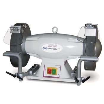 Заточний верстат по металу двох-дисковий Optimum OPTIgrind SM 300