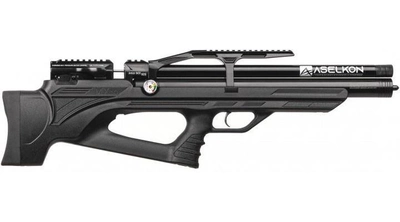 1003770 Пневматична редукторна PCP гвинтівка Aselkon MX10-S Black