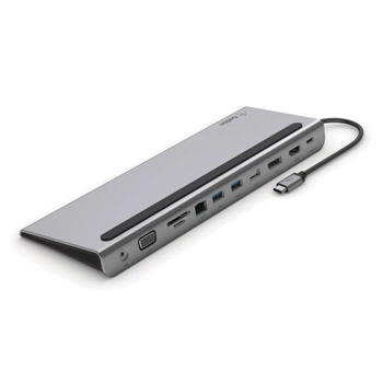 USB-хаб USB Type-C Belkin 11-in-1 Multiport Dock (INC004BTSGY) Gray