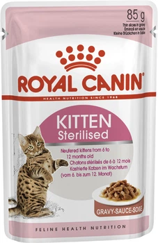 Влажный корм для котят Royal Canin Kitten Sterilised in gravy в соусе 85 г 1071001