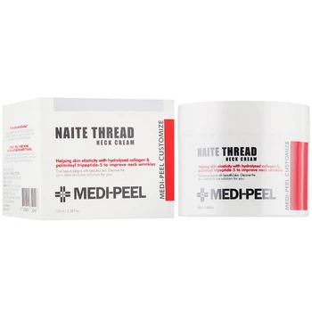 Подтягивающий антивозрастной крем для шеи с пептидами Medi-Peel Naite Thread Neck Cream 100 мл (8809409342443)