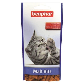 BEAPHAR Malt Bits вкусные и полезные подушечки с мальт-пастой для кошек 35 г