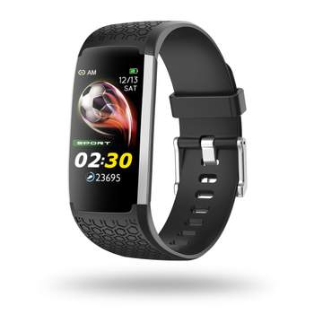 Фітнес Браслет Розумні годинник HEALTH POP SmartBand 22 Pro Тонометр Рівень кисню в крові Погода Black