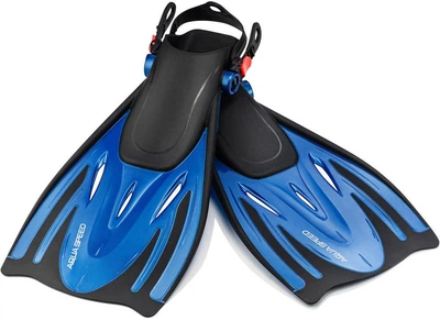 Ласты Aqua Speed Wombat KID 528-11-1 27/31 (18-21 см) Черно-синие (5908217630322)
