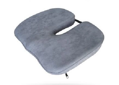 Ортопедическая подушка для сидения Model One (от геммороя, простатита, подагры), Correct Shape (Украина) серый