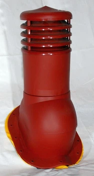 Вентвыход Krono-Plast KBT-18 150мм для Профнастила Т-18 и Т-20 3009 красный