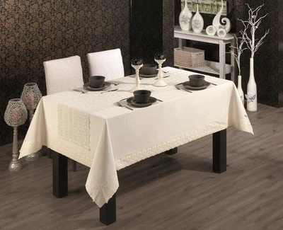 Скатерть Tabe Joie Collection Krem 160x220 14003307