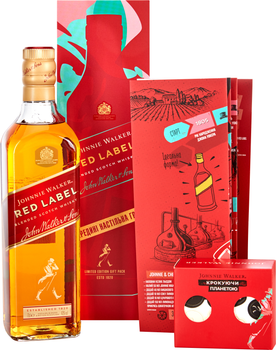 Віскі Johnnie Walker Red label витримка 4 роки 0.7 л 40% + гра (4820178651080)