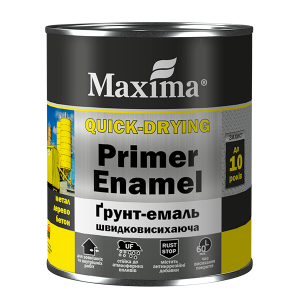 Грунт-емаль швидковисихаюча Maxima» 2,5 кг Графіт
