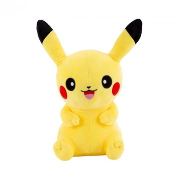 Большая мягкая плюшевая игрушка подушка Weber Toys Покемон пикачу Желтый высота 50 см