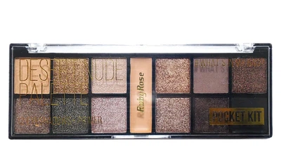 Палетка тіней для повік із праймером Ruby Rose Desert Nude Palette HB-9944