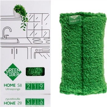 Губка GreenWay Green Fiber HOME S8, Інволвер, зелена (08045)