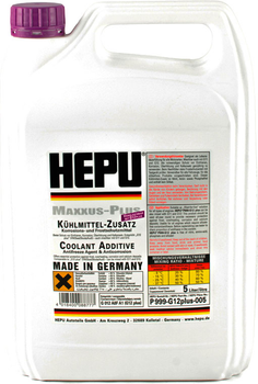 Антифриз HEPU G12plus концентрат 5 л Фіолетовий (P999-G12plus-005)