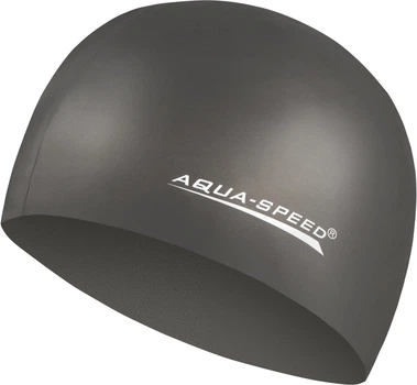 Шапка для плавания Aqua Speed MEGA 100-07 Черная (5908217635440)