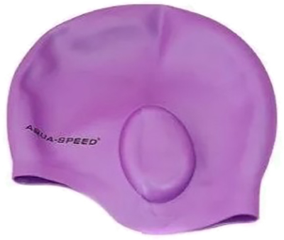 Шапка для плавання Aqua Speed EAR CAP 5874 Фіолетова (5908217658746)